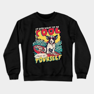 Get Your Paws on the Funky Dog Crewneck Sweatshirt